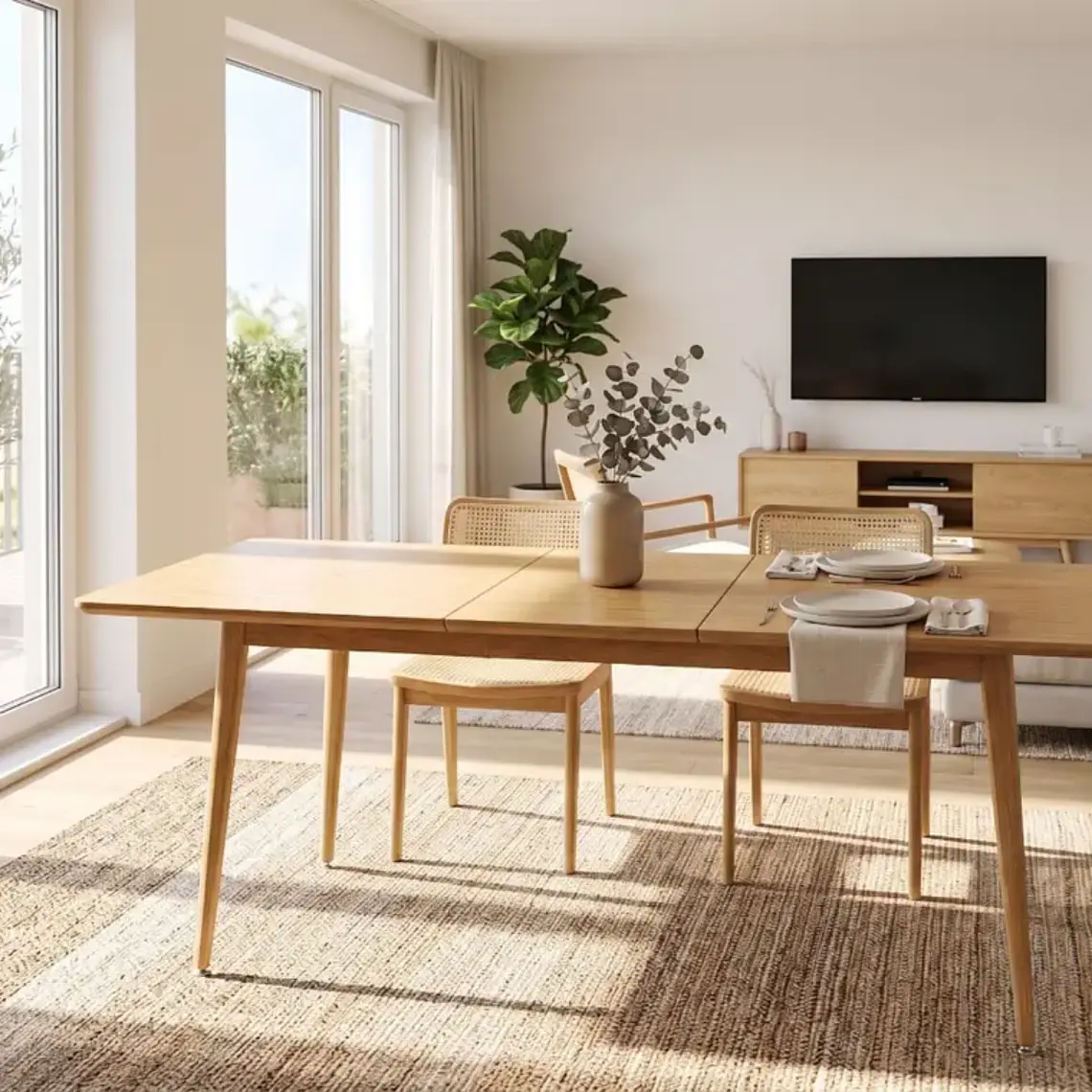 Mesa Expandible Rectangular B (160x90 cm a 200x90 cm) 2