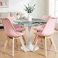 Comedor Mining redondo blanco 80 cm con 4 Sillas Tulip  - Miniatura 5