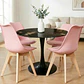 Comedor Mining redondo negro 100 cm con 4 Sillas Tulip  - Miniatura 5