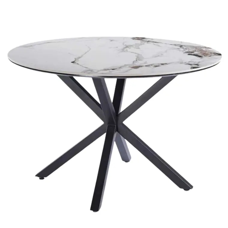 Mesa Asgard Mining Black redonda 100 cm 3