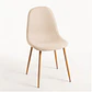 Comedor Asgard rectangular vidrio 140x80 cm con 4 Sillas Spoon Terciopelo - Miniatura 6