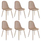 Comedor Asgard rectangular vidrio 140x80 cm con 4 Sillas Spoon Terciopelo - Miniatura 5