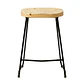 Pack 4 Taburetes Pisos Bar Industrial Robust Metal - Madera - Miniatura 6