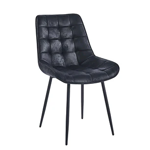 Silla Capitone Black Vintage