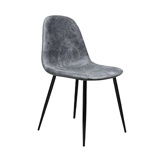 Silla Spoon Black Ecocuero Vintage