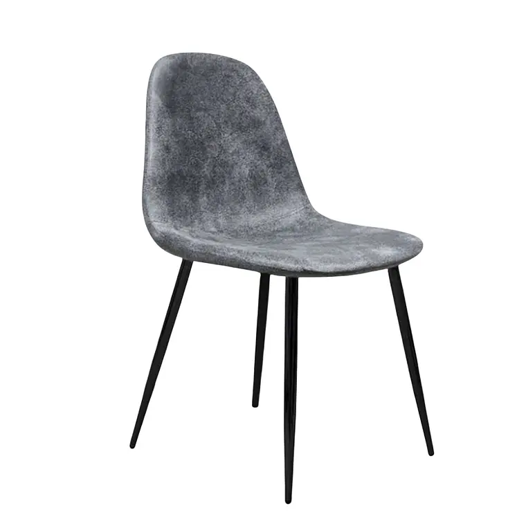 Silla Spoon Black Ecocuero Vintage 2