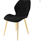 Silla Mariposa Rubik Gold Velvet - Miniatura 1