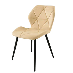Silla Mariposa Rubik Black Velvet 
