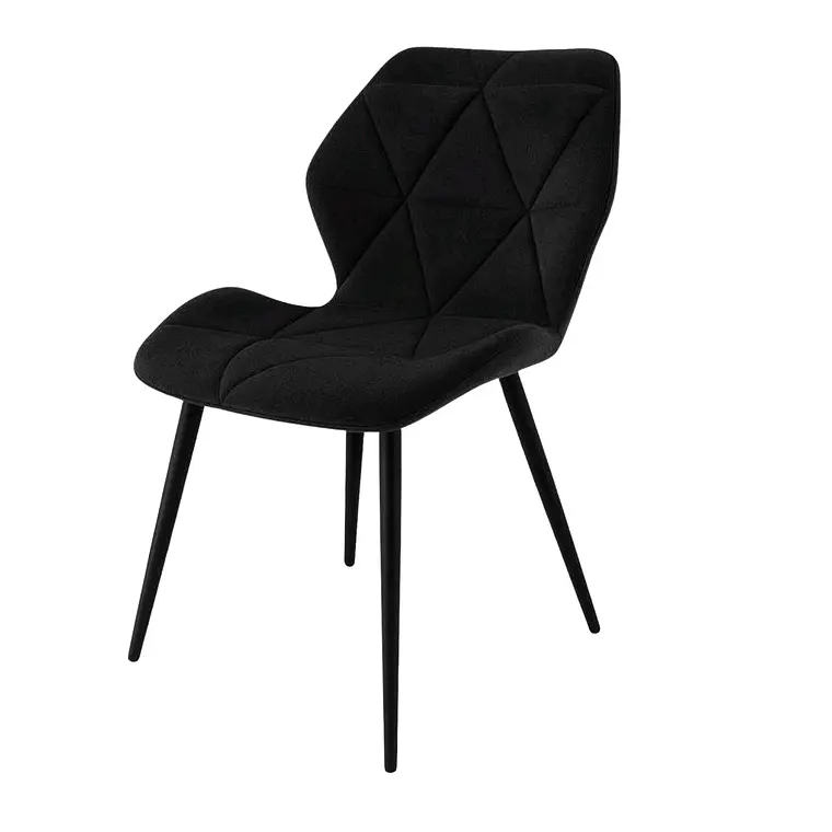 Silla Mariposa Rubik Black Velvet  3