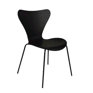 Silla Heart Black