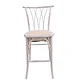 Taburete Piso Bar Alpes Madera Rattan 66 cm  - Miniatura 1