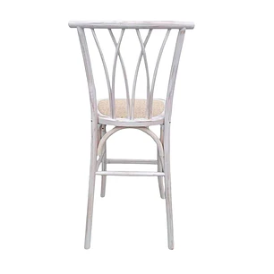 Taburete Piso Bar Alpes Madera Rattan 66 cm 