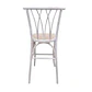 Taburete Piso Bar Alpes Madera Rattan 66 cm  - Miniatura 2