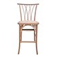 Taburete Piso Bar Alpes Madera Rattan 66 cm  - Miniatura 5