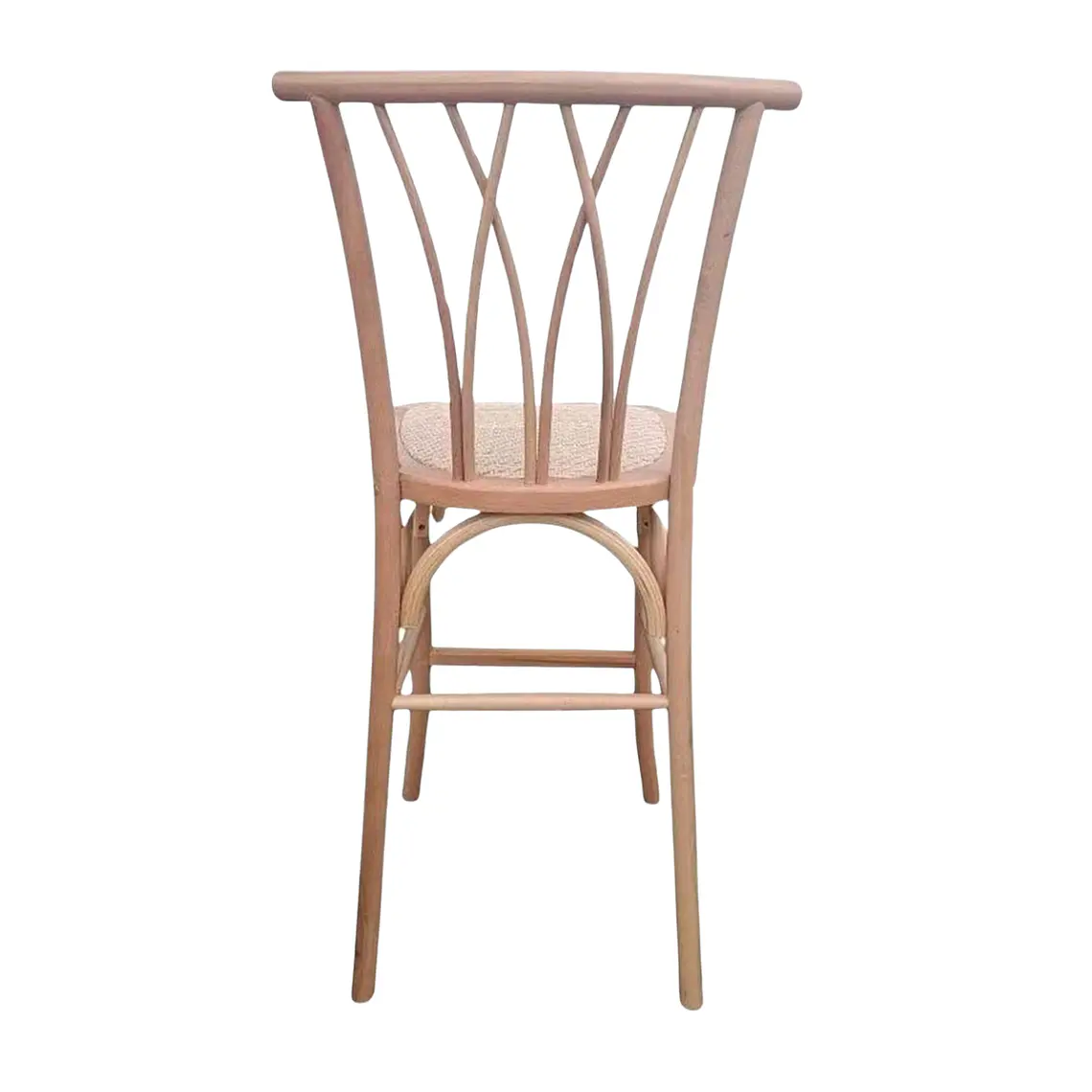 Taburete Piso Bar Alpes Madera Rattan 66 cm  6