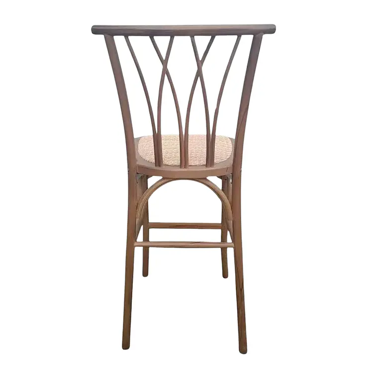 Taburete Piso Bar Alpes Madera Rattan 66 cm  8