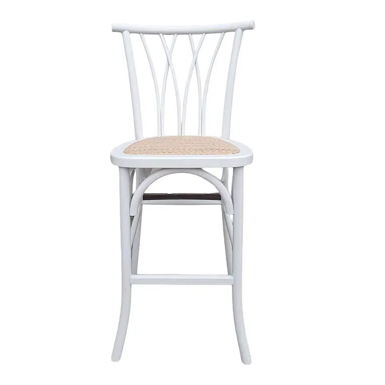 Taburete Piso Bar Alpes Madera Rattan 66 cm  10