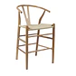 Taburete Wishbone Madera e Hilo de Cuerda 65 cm  - Miniatura 3