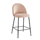 Taburete Piso Bar Breda Black Velvet 66 cm - Miniatura 3