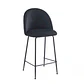 Taburete Piso Bar Breda Black Velvet 66 cm - Miniatura 4