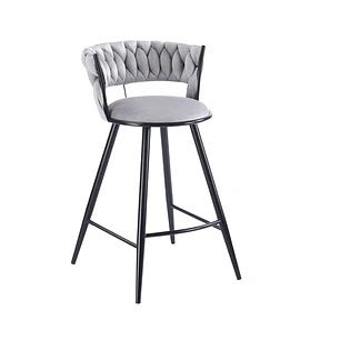 Taburete Piso Bar Queen Low Black 