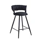 Taburete Piso Bar Queen Low Black  - Miniatura 2