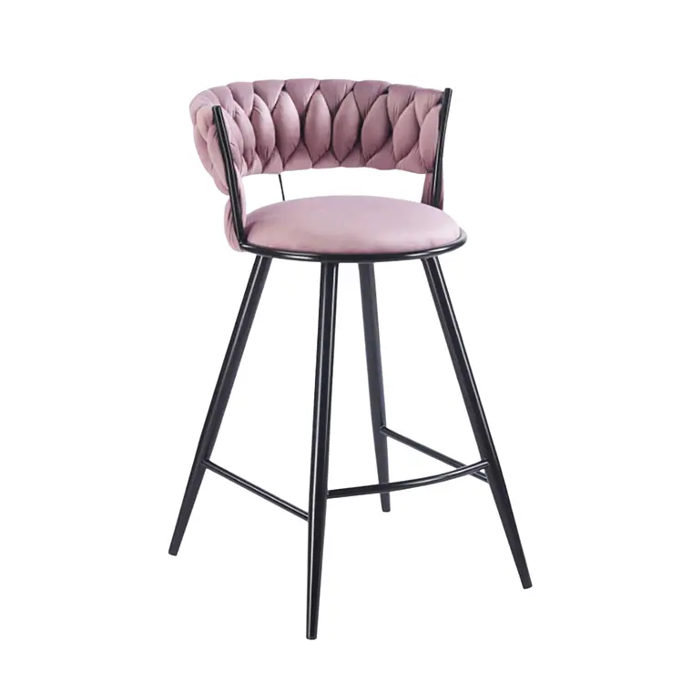 Taburete Piso Bar Queen Low Black  3