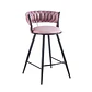 Taburete Piso Bar Queen Low Black  - Miniatura 3