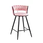 Taburete Piso Bar Queen Low Black  - Miniatura 5