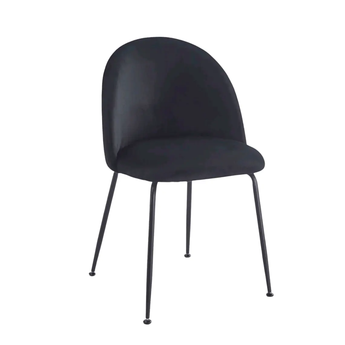 Silla Breda Black Velvet  3