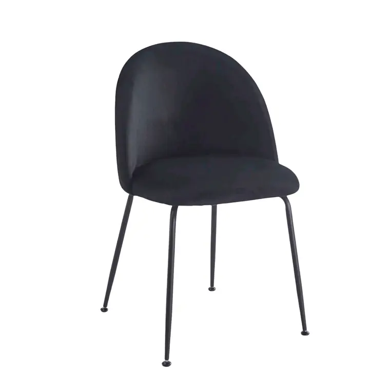 Silla Breda Black Velvet  3