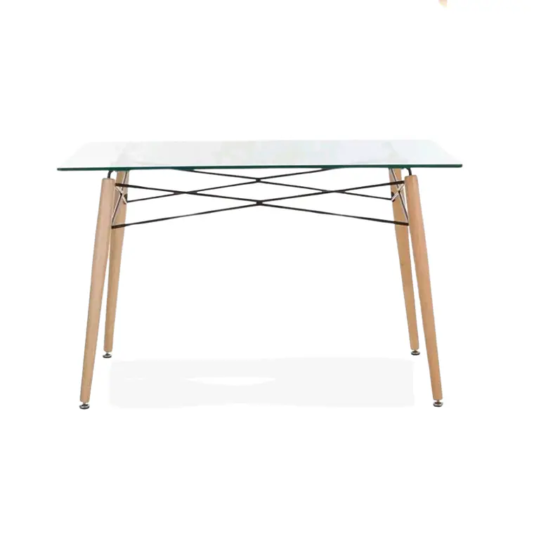 Mesa Yakarta rectangular vidrio 160x90 cm 1