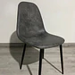 Silla Spoon Black Ecocuero Vintage - Miniatura 3