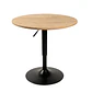 Mesa Bar Ajustable Coral Negra - MDF y Metal - Miniatura 3