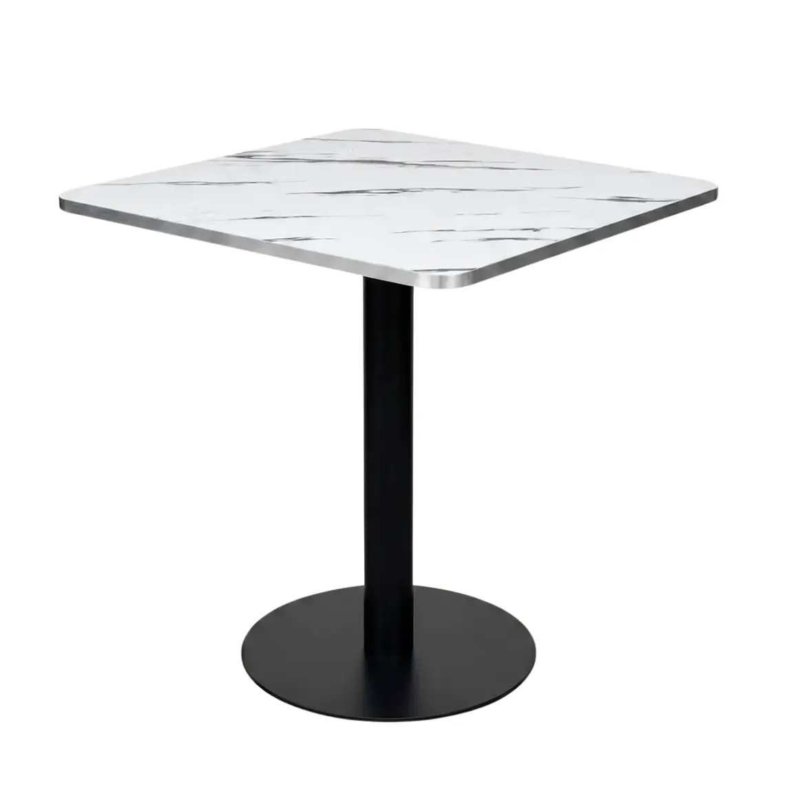 Mesa Bistro restaurant cafetería 70x70 cm - MDF y Metal 1