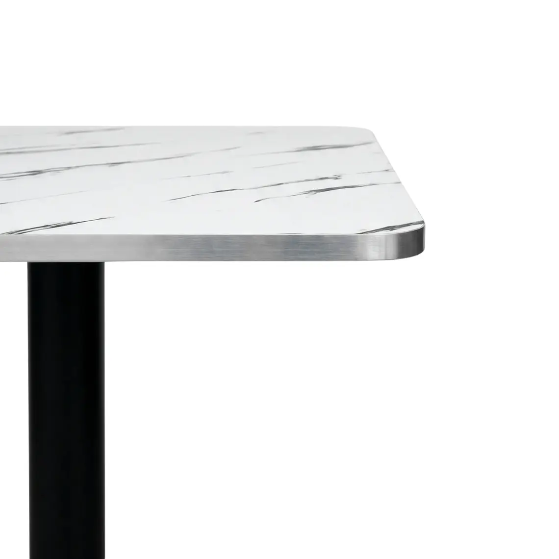 Mesa Bistro restaurant cafetería 70x70 cm - MDF y Metal 2