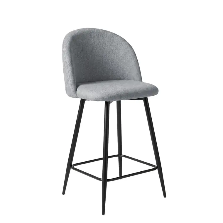Taburete Piso Bar Breda Top Black Lino 65 cm  1