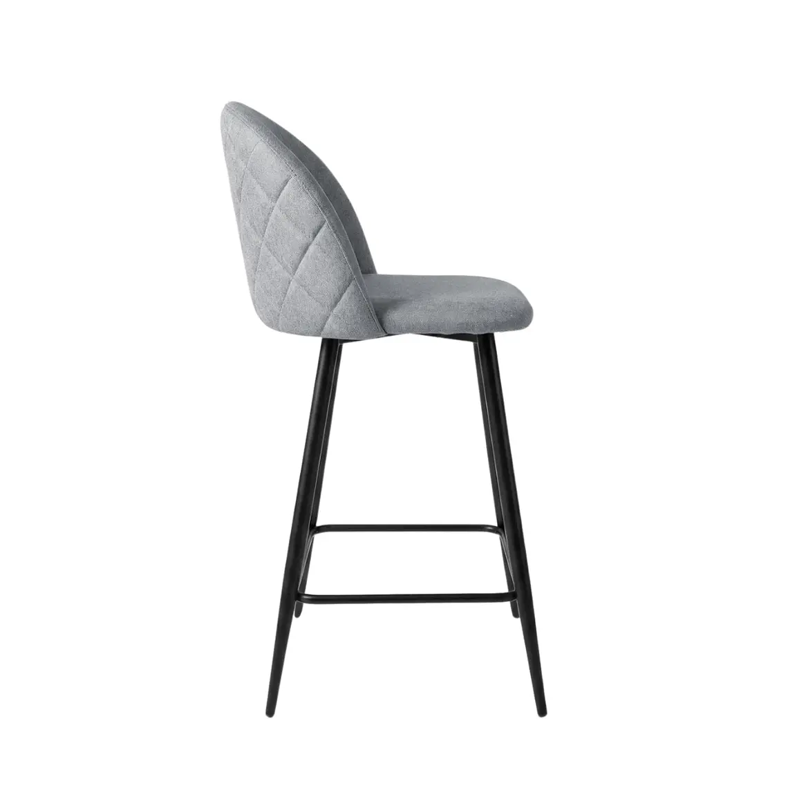 Taburete Piso Bar Breda Top Black Lino 65 cm  2