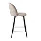 Taburete Piso Bar Breda Top Black Lino 65 cm  - Miniatura 4