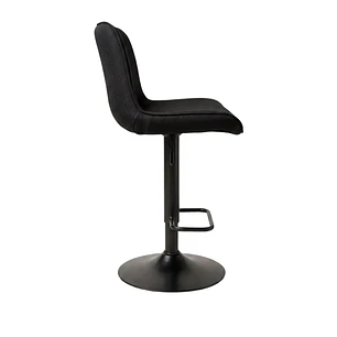 Taburete Piso Bar Eros Black - Regulable