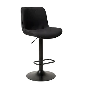 Taburete Piso Bar Eros Black - Regulable