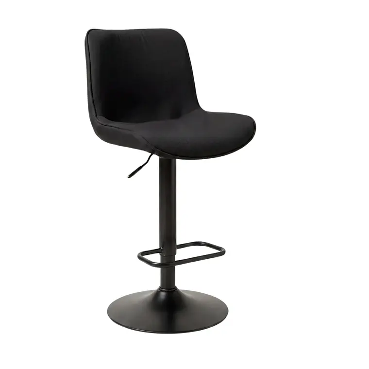 Taburete Piso Bar Eros Black - Regulable 3
