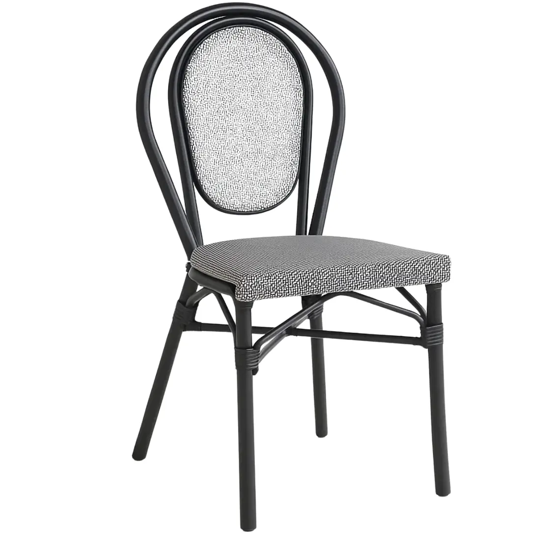 Silla Artemis Parisina Rattan - Gris Claro 1