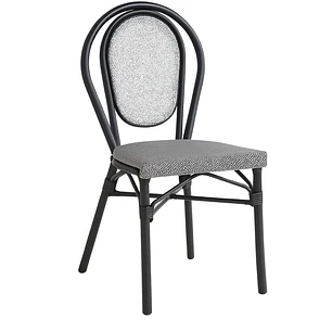 Silla Artemis Parisina Rattan - Gris Claro