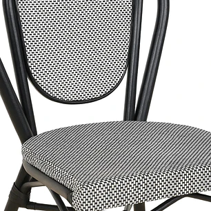 Silla Artemis Parisina Rattan - Gris Claro