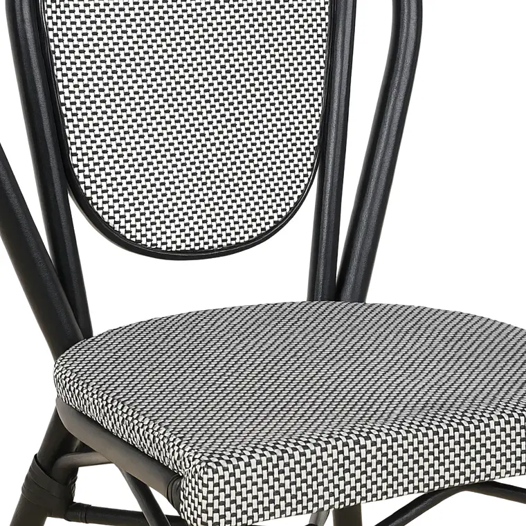 Silla Artemis Parisina Rattan - Gris Claro 2