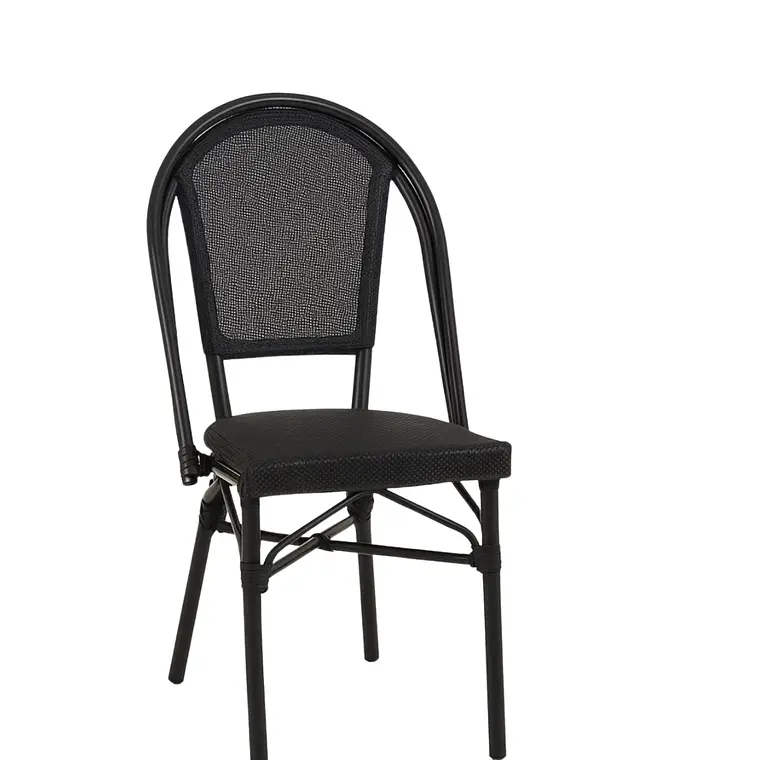 Silla Bistro Parisina Textileno - Negro 1