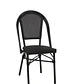 Silla Bistro Parisina Textileno - Negro - Miniatura 1