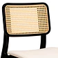 Silla Evolet acolchada - Madera y Rattan  - Miniatura 2