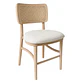Silla Elowen acolchada - MDF y Rattan  - Miniatura 1